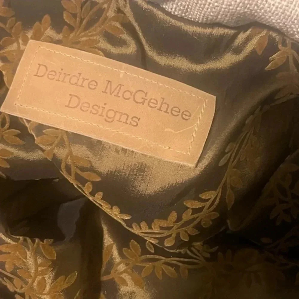 One of a Kind Deidre McGehee Design DMD Chenille One Strap Backpack Bag Purse - Picture 8 of 14